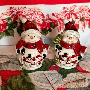 Snowman salt & pepper shakers **